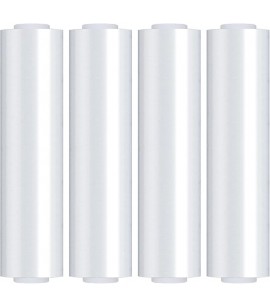 8" x 820 Feet  80 Gauge Clear Commercial Grade Heavy Duty Plastic Stretch  Shrink Wrap.  3200 Cases of 4 Rolls.